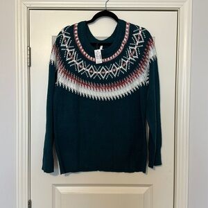 Soft winter crewneck sweater